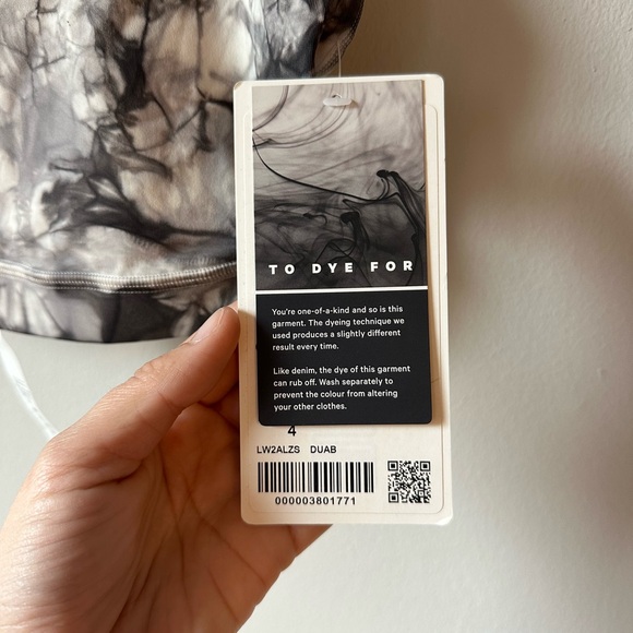 lululemon Energy Bra *Shibori Garment Dye B/C Cup Size 4 New With Tags - Picture 4 of 8